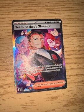 Pokémon Team Rocket’s Giovanni 238/182 – Destined Rivals – Full Art Secret Rare